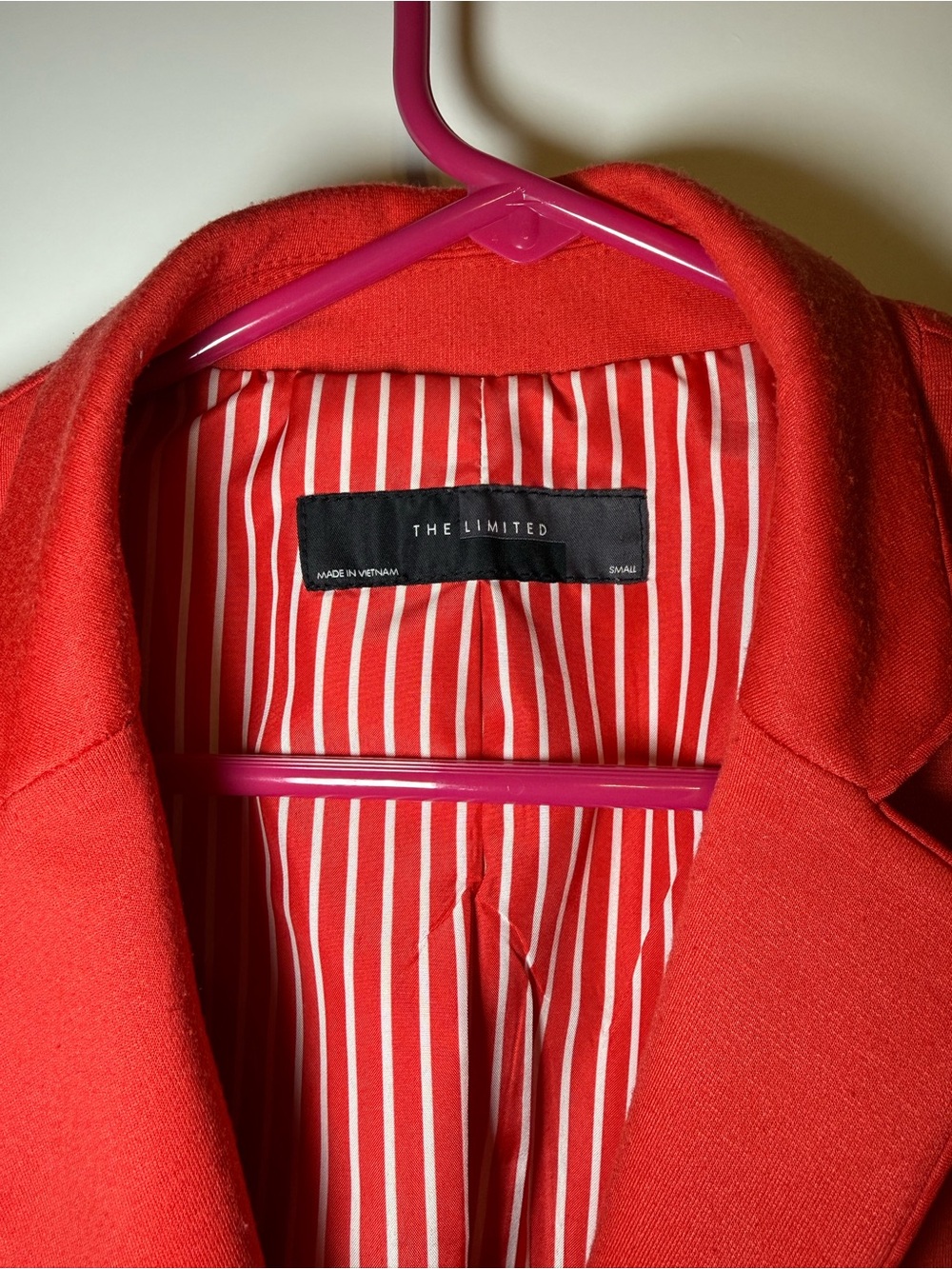 The Limited Orange Women's Single-Button Blazer with Striped Lining - Picture 4 of 4